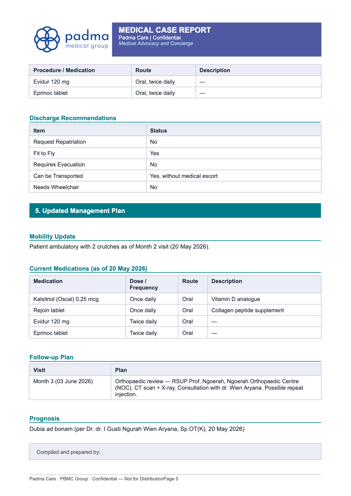 MSR: management plan page